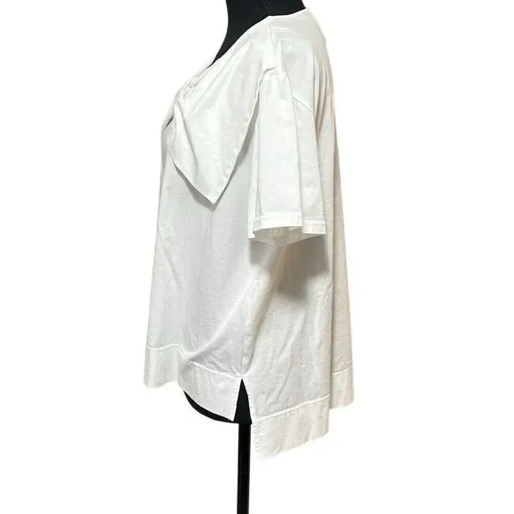 Edward Achour Paris Women’s S/S Bowtie Blouse/Top